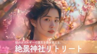 桜のエネルギーで運気を書き換える。大人の女性が心と体を整えるための「絶景神社リトリート」完全ガイド